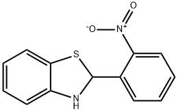 2-(2-硝基苯基)-2,3-二氢苯并噻唑 结构式