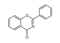 2-苯基-4H-1,3-苯并恶嗪-4-酮 结构式