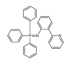 2-(2-吡啶基)-N-(三苯基磷亚基)苯胺 结构式