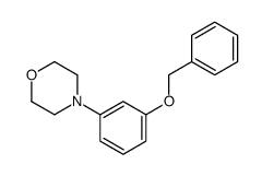 Morpholine, 4-[3-(phenylmethoxy)phenyl]- 结构式