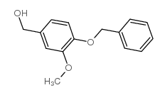 4-苄氧基-3-甲氧基苯甲醇 结构式