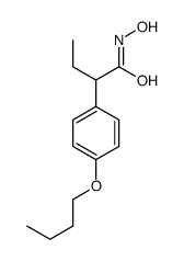 2-(p-Butoxyphenyl)butyrohydroxamic acid 结构式