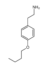 2-(4-丁氧基苯基)乙-1-胺 结构式
