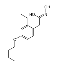 2-(p-Butoxyphenyl)valerohydroxamic acid 结构式