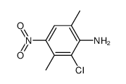 2-氯-3,6-二甲基-4-硝基苯胺 结构式