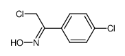 Ethanone, 2-chloro-1-(4-chlorophenyl)-, oxime, (1Z)- 结构式