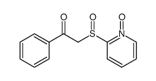 2-[(1-氧代-2-吡啶基)亚磺酰基]-1-苯基乙酮 结构式