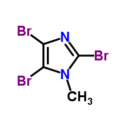 2,4,5-三溴-1-甲基-1H-咪唑 结构式