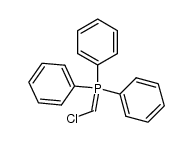 Phosphorane, (chloromethylene)triphenyl- 结构式