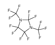 2,2,4,4,5,5-六氟-1,3-双(三氟甲基)咪唑烷 结构式