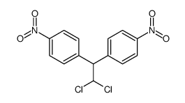 1,1'-(2,2-二氯亚乙基)双[4-硝基苯] 结构式