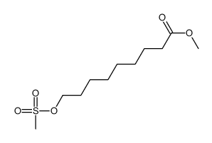 Nonanoic acid, 9-[(methylsulfonyl)oxy]-, methyl ester 结构式