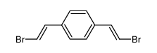 1,4-双[(1E)-2-溴乙烯基]苯 结构式