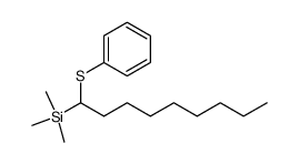 Benzene, [[1-(trimethylsilyl)nonyl]thio]- 结构式