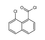 8-氯-1-萘甲酰氯 结构式