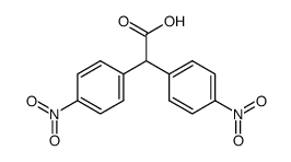 4-硝基-α-(4-硝基苯基)苯乙酸 结构式