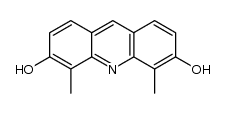 4,5-二甲基-3,6-吖啶二醇 结构式
