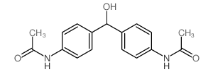 N,N'-diacetyl-4,4'-hydroxymethylenedianiline 结构式