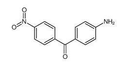 4-氨基-4'-硝基二苯甲酮 结构式