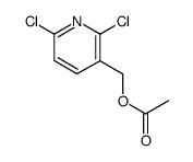 2,6-二氯-3-吡啶甲醇乙酸酯 结构式