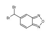 5-(二溴甲基)-2,1,3-苯并恶二唑 结构式