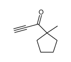 2-Propyn-1-one, 1-(1-methylcyclopentyl)- 结构式
