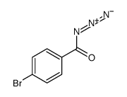 4-溴苯甲酰叠氮 结构式