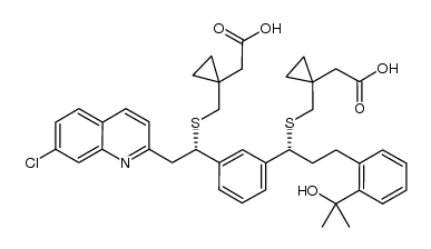 孟鲁司特杂质5（孟鲁司特EP杂质E） 结构式
