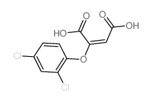 2-(2,4-二氯苯氧基)富马酸 结构式