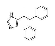 1H-Imidazole, 5-(1-methyl-2,2-diphenylethyl)- 结构式