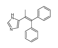1H-Imidazole, 5-(1-methyl-2,2-diphenylethenyl)- 结构式