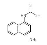 (naphthalen-1-ylamino)methanedithioic acid 结构式