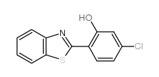 2-(2-苯并噻唑)-5-氯苯酚 结构式