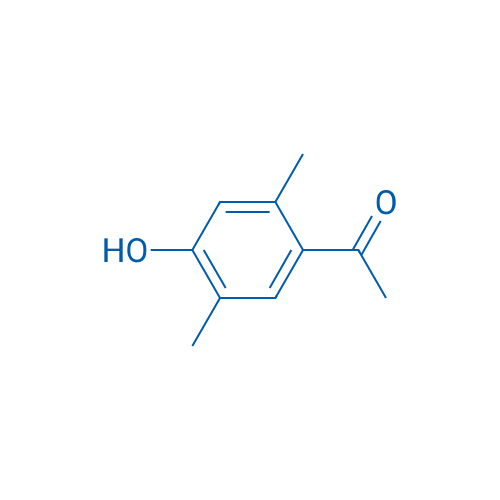 1-(4-羟基-2,5-二甲基苯基)-乙酮 结构式