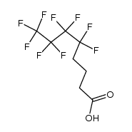 5,5,6,6,7,7,8,8,8-九氟辛酸 结构式