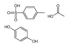1,4-苯二酚 乙酸酯 4-甲基苯磺酸酯 结构式
