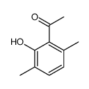 1-(2-羟基-3,6-二甲基苯基)乙酮 结构式