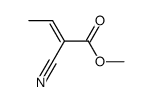 2-氰基-2-丁烯酸甲酯 结构式