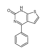 4-苯基噻吩并[2,3-d]嘧啶-2(1H)-酮 结构式