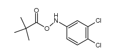 Propanoic acid, 2,2-dimethyl-, (3,4-dichlorophenyl)azanyl ester 结构式