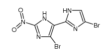 5,5'-二溴-2'-硝基-2,4'-联-1H-咪唑 结构式