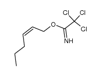 Ethanimidic acid, 2,2,2-trichloro-, (2Z)-2-hexen-1-yl ester 结构式