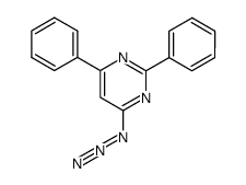 4-叠氮基-2,6-二苯基嘧啶 结构式