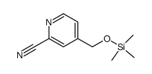 2-氰基-4-(三甲基硅氧基甲基)吡啶 结构式