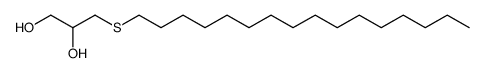 1,2-Propanediol, 3-(hexadecylthio)- 结构式