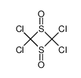 2,2,4,4-四氯-1,3-二硫杂环丁烷-1,3-二氧化物 结构式