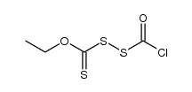 Methanethioic acid, [(chlorocarbonyl)dithio]-, O-ethyl ester (9CI) 结构式