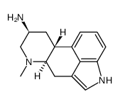 8α-氨基-6-甲基麦角灵 结构式