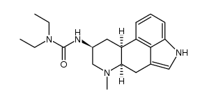 Urea, N,N-diethyl-N'-[(8α,10β)-6-methylergolin-8-yl]- (9CI) 结构式