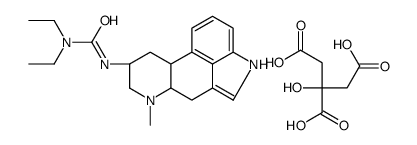 Urea, N,N-diethyl-N'-[(8α)-6-methylergolin-8-yl]-, 2-hydroxy-1,2,3-propanetricarboxylate (1:1) (9CI) 结构式